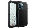 Waterproof Heavy Duty Shockproof Case Cover For IPhone 12 Pro Max Black_voghion.com
