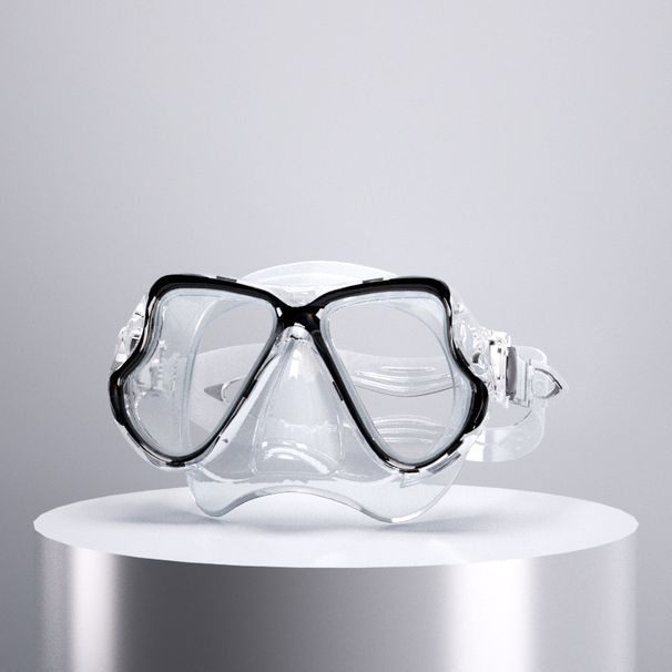 Occhiali da sub in vetro temperato HD Set boccaglio per maschera boccaglio completamente asciutto e superficiale_voghion.com