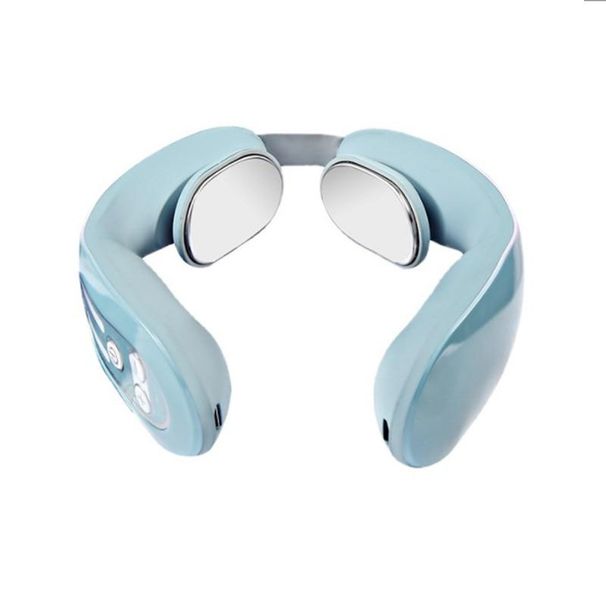 Masseur de colonne cervicale Portable, 1 pièce, protecteur de cou d'épaule, compresse chaude électrique, Instrument de colonne cervicale à impulsion YSXX_voghion.com