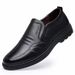 Mocassins à enfiler pour hommes, chaussures décontractées, tendance, britanniques, polyvalentes, en cuir, pour papa, nouvelle collection été 2025_voghion.com