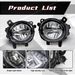 63177315559 63177315560 For F20 F21 F22 F23 F30 F31 F32 F34 GT F35 LCI Car Fog Lamp LED Front Bumper Driving Lights DRL_voghion.com