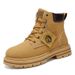 Bumblebee Martin Frühlings-Arbeitsstiefel im britischen Stil für Herren mit hohem Schaft und dicker Sohle, wasserdichte Lederschuhe_voghion.com