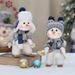Wobbling Snowman Plush Decor – Festive Bobblehead Figures For Desktops, Hotel Lobbies & Holiday Displays (6 Playful Nordic Designs)_voghion.com