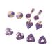 S Silver Needle French Purple Oil Drop Heart Sweet Light Luxury Socialite Circle Earrings Alloy Ear Jewelry_voghion.com