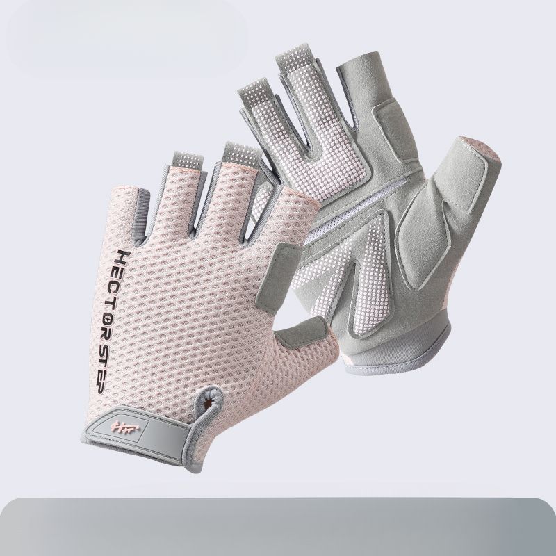 Cycling Gloves Men And Women Half Finger Road Breathable Bicycle Bike Mouain Summer Ai-Slip Shock Absorption_voghion.com