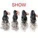 Synthetic Ponytails Wig Ponytail Claw Curly Ponytail Wig_voghion.com