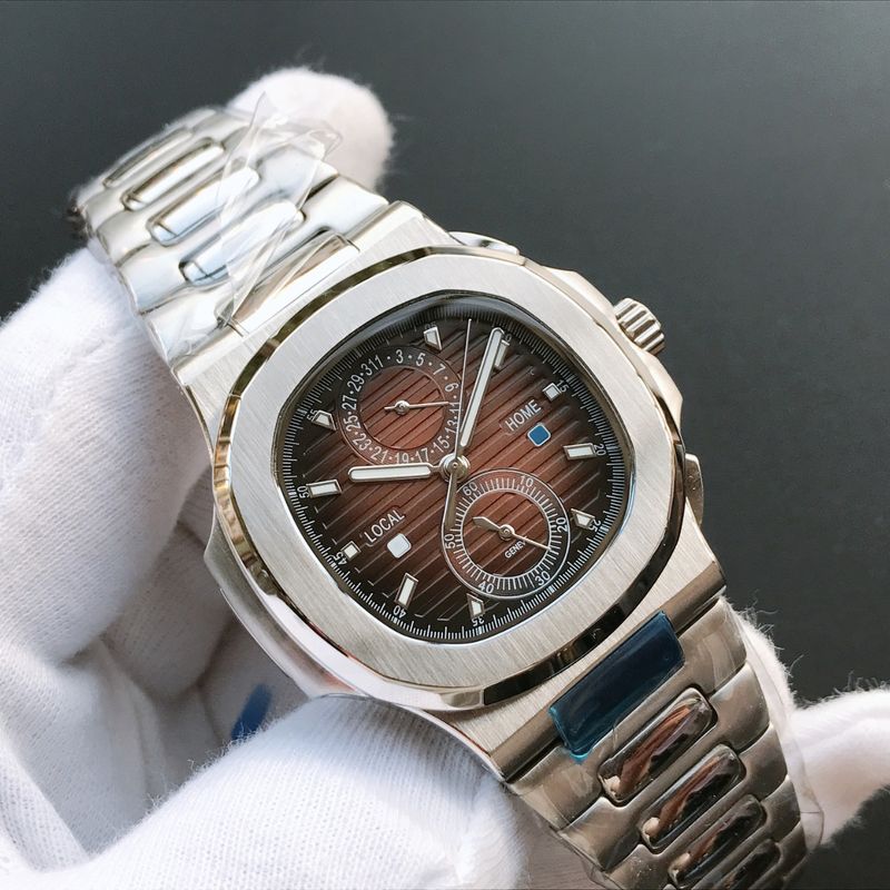 Baida Fünfzeiger-Automatik-Mechanismus Herren Luxus-Design Neue Uhr für Männer_voghion.com