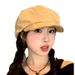 RenMou Beret Children Literary Painter Big Head Circumference Small Face Versatile Cloud Octagonal Hat Female Exclusive Supply_voghion.com