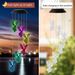 Carillon éolien féerique et solaire d'extérieur, luminaire décoratif coloré pour jardin ou parc_voghion.com