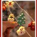 Cross-Border Outdoor Christmas Tree Decoration Santa Claus Atmosphere LED String Lights_voghion.com
