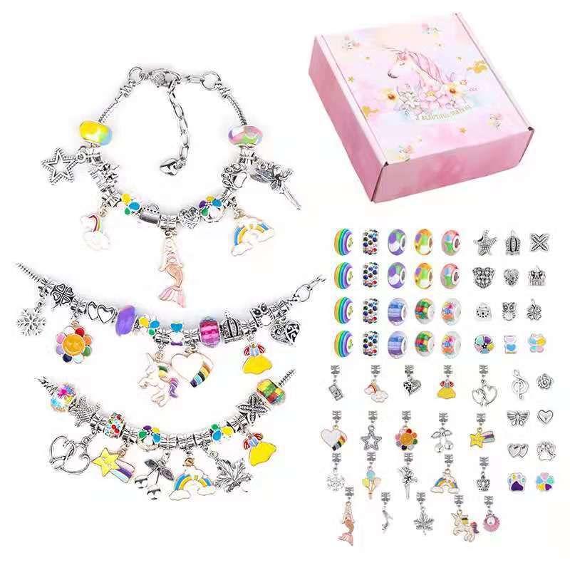 Sweet Simple Style Rainbow Heart Shape Flower Alloy Inlay Rhinestones Jewelry Accessories_voghion.com