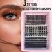 Set de gene false Messy Eyelashes Mix, cu bol mare, secțiune standard de păr prăjit_voghion.com