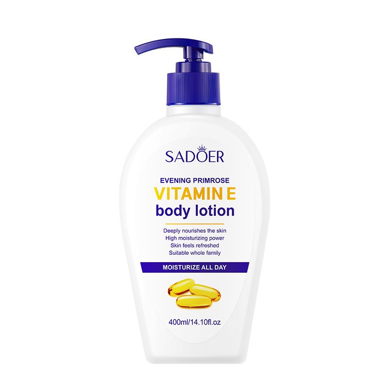 SADOER Evening Primrose Vitamin E Body Lotion 400ml Hydrating Moisturizing Lotion_voghion.com