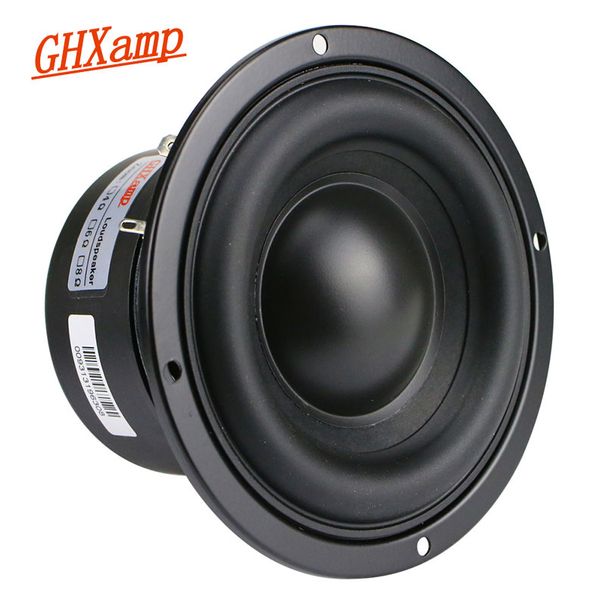 GHXAMP 4 pouces Woofer Subwoofer Unité 4ohm 40W Polymère Cap Longue Course En Caoutchouc Pour Ordinateur Multimédia Haut-Parleur Mise À Niveau 1PC_voghion.com