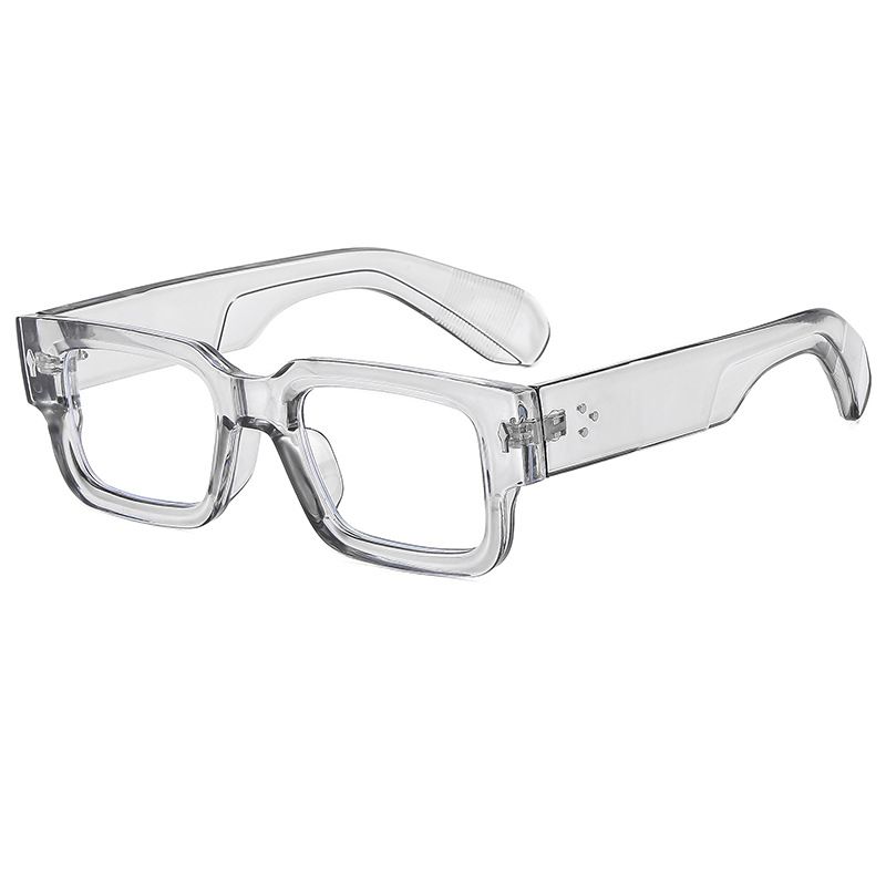 New Arrivals Uemi New Retro Brown Square Men Sunglass For Women Fashion Rivet Dign Thick Frame Sun Glass Shad UV400_voghion.com