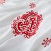 Drap-housse en polyester doux pour la peau, protège-matelas, drap-housse, drap-housse, drap-housse, motif couple amoureux blanc_voghion.com