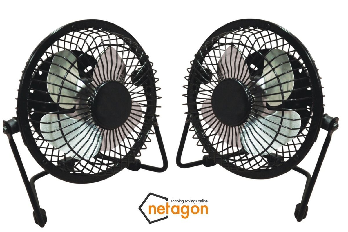 2 x Qualität Mini Portable USB Desktop Cooling Schreibtisch Lüfter Computer Laptop Quiet PC_voghion.com