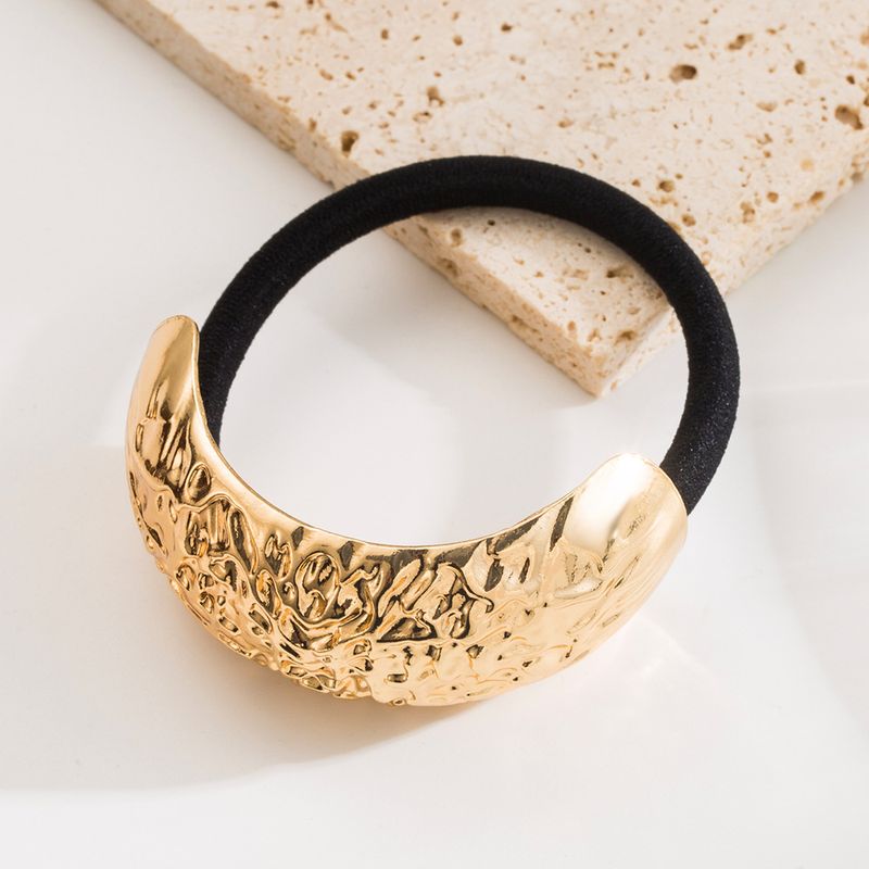 Corde élastique en métal à la mode, personnalisée, haut de gamme, tube rond semi-circulaire, minimaliste, pour les déplacements_voghion.com