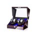 Home & Garden Automatic Mechanical Watch Winder 4+0 With Atmosphere Light And Lock Electric Rotating Watch Winder High End Storage Gift Box_voghion.com