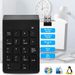 Mini Wireless Numeric Keyboard 2.4GHz  Numpad 18 Keys Digital Pave numpad for Accounting Teller Laptop Notebook Tablets_voghion.com