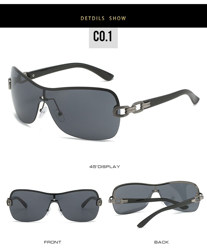 LazyZoom European And American Y2K Millennium Style Women 2025 New High-Grade Aircraft Crew Sunglasses Men's UV-Proof UV400_voghion.com