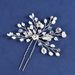 Women's Jewelry bridal headdress, handmade flower pearl U-shaped hair fork, wedding dress accessories, hairpin_voghion.com