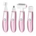 4-in-1 Multifunctional Electric Shaver - Pink Hair Removal Device For Women, Rechargeable_voghion.com