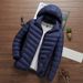 Men's clothing smart constant temperature electric heating down coat long-sleeved large size USB charging warm full body heating jacket_voghion.com