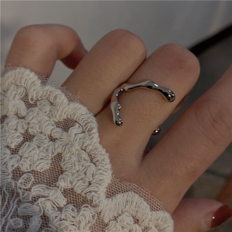 High-end Emerald Double-layer Open Ring For Women, Starry Sparkling Exquisite Full Diamond Ring, Ins Fashionable_voghion.com