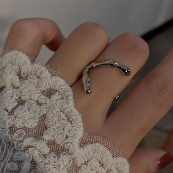 High-end Emerald Double-layer Open Ring For Women, Starry Sparkling Exquisite Full Diamond Ring, Ins Fashionable_voghion.com