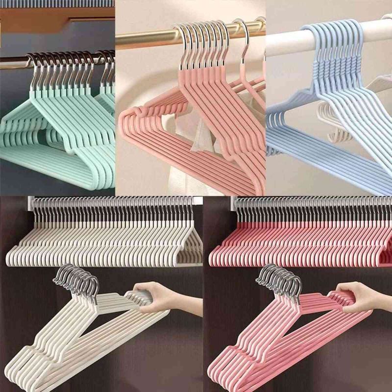 50 bold for dormitory use, student drying support, household hanging, anti slip rack, clothes hanging hangers_voghion.com
