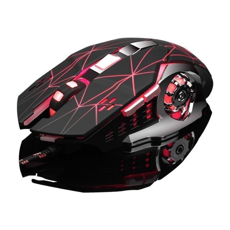 Electric Weighted Wired Light-emitting Mouse For Gaming, Office, Home, E-sports, CFLOL, Desktop Computers, Laptops_voghion.com