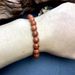 TK Natural Red Jasper Bracelet – 8mm A-Grade Plain Ring Beaded Jewelry, Wholesale Healing Stone Unisex_voghion.com