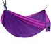 210T Nylon Parachute Fabric Color-Block Ultra-Light Outdoor Camping Single/Double Breathable Strap Rope Hammock_voghion.com