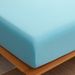 Solid Color Fitted Sheet – Stretchy & Anti-Slip Mattress Protector (White, Pink, Sky Blue & More) – Modern Minimalist Bed Cover_voghion.com