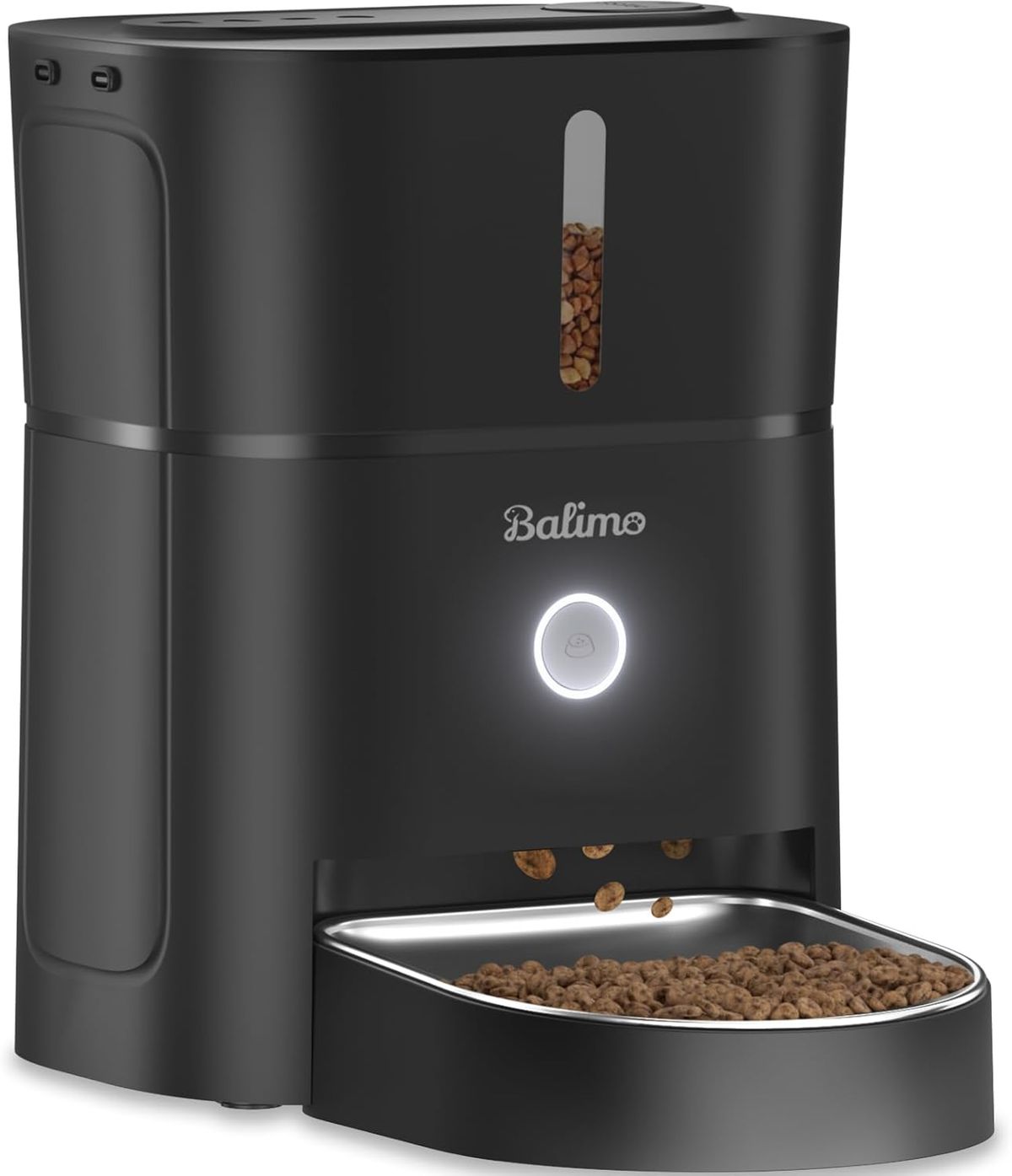 Balimo Futterautomat Katze 3L, Katzenfutter Automat con timer programmato, Futterautomat Hunde Mit Nachtlicht, Fresh Lock Technologie, Edelstah_voghion.com