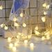 Little White Snowflake Bedroom Ball Pentagram Wholesale Christmas Bubble Atmosphere String LED Camping Col Light_voghion.com