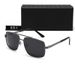 New men's polarized fashionable trendy square frame sunglasses, driving and outing sunglasses 551_voghion.com