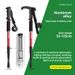 Decathlon Professional Outdoor Trekking Pole Telescopic Folding Multi-Functional Men's And Women's Children's Climbing_voghion.com