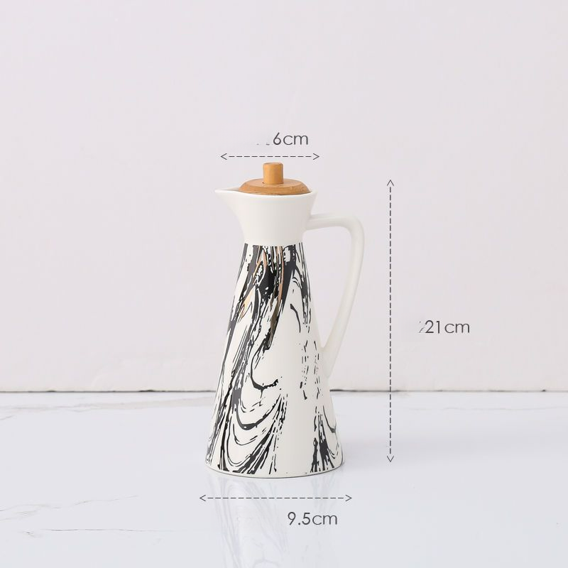 Nueva botella de cerámica sellada con aceite, personalizada para salsa de soja, vinagre y vino, para almacenamiento en la cocina, de gran capacidad, una libra y dos_voghion.com