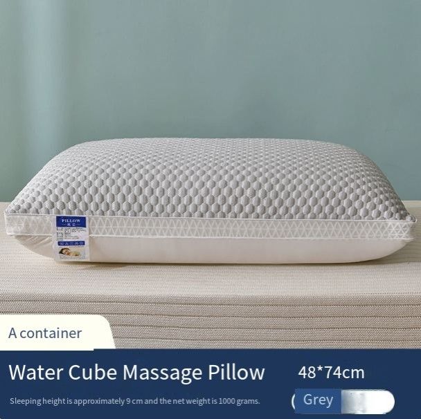 Three Dimensional Pillow Core Elastic Feather Silk Cotton Breathable Home Comfortable Bed Pillow_voghion.com