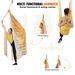 VEVOR Aerial Yoga Hammock & Swing, 5.5 Yards, Aerial Yoga Starter Kit With 100gsm Nylon Fabric, Full Rigging Hardware & Easy Set-up Guide, Antigravity Flying For All Levels Fitness Bodybuilding, Gold_voghion.com