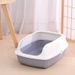 Toilet Large Deodorizing Anti-Splash Kitten Small Semi-Enclosed Cat Litter Box_voghion.com