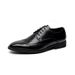 Euro Step 2025 Spring New Breathable Business Formal Korean Version British Trend Genuine Brogue Carved Leather Shoes 8040-T_voghion.com