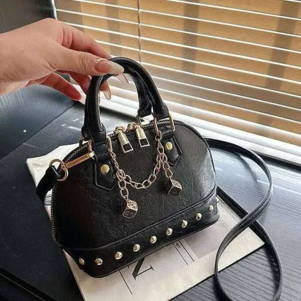 Borsa a tracolla da donna con tracolla staccabile, in stile europeo, con texture a conchiglia, da giorno e da sera, essenziale per l'ufficio_voghion.com