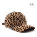 Women's Corduroy Leopard Print Baseball For Autumn Winter, Outdoor Men's Warm And Cold-Proof Sunshade Cap_voghion.com