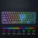 G61 Contour Keycap Transparent Keyboard RGB Luminous Compact Membrane Keyboard Desktop Computer Keyboard Factory_voghion.com