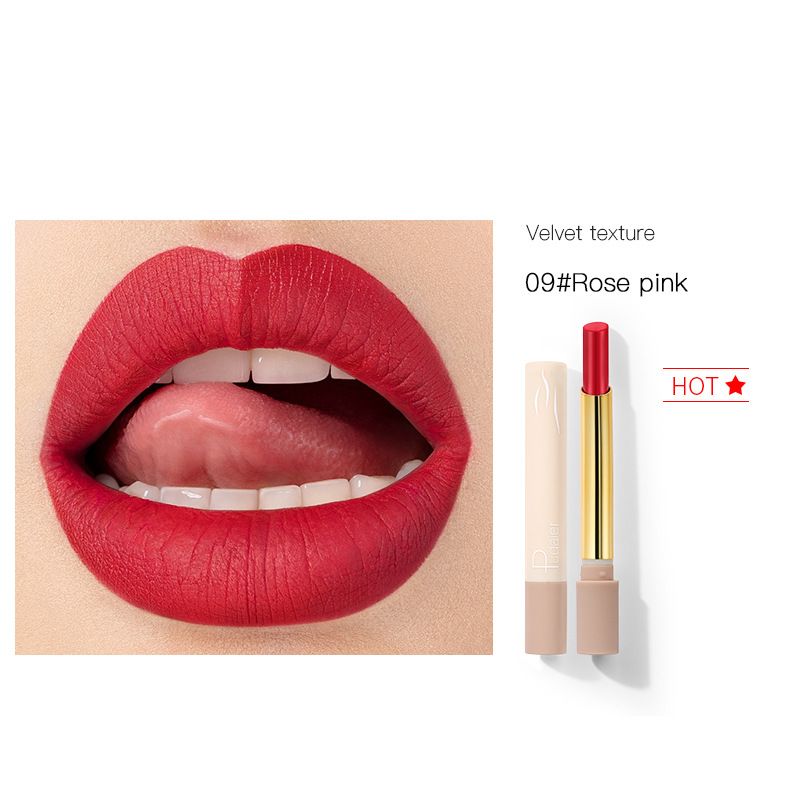 Pudaier 16 colori Velvet Texture Rossetto Finitura opaca Piccolo tubo Lucidalabbra Colore labbra_voghion.com