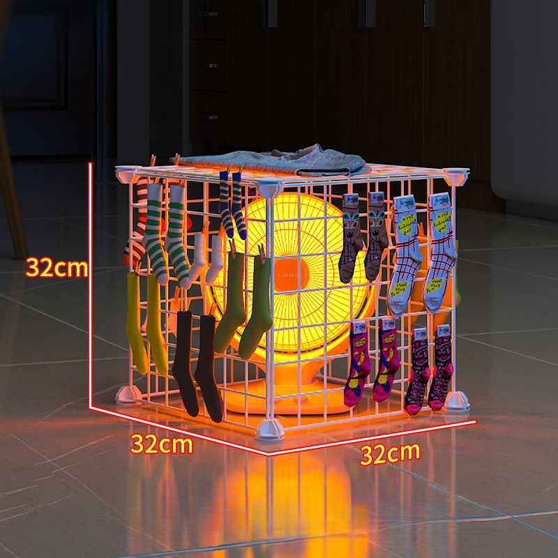 Appendiabiti per asciugatrice Little Sun, stendibiancheria per uso domestico, copertura per stufa interna, strumento di asciugatura invernale_voghion.com