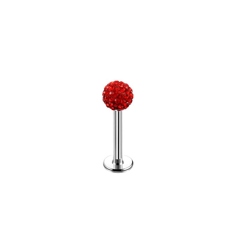 New Mud Ball Full Diamond Shambhala Nose Nails, Small Earrings, Lip Rings, Piercing Accessories_voghion.com